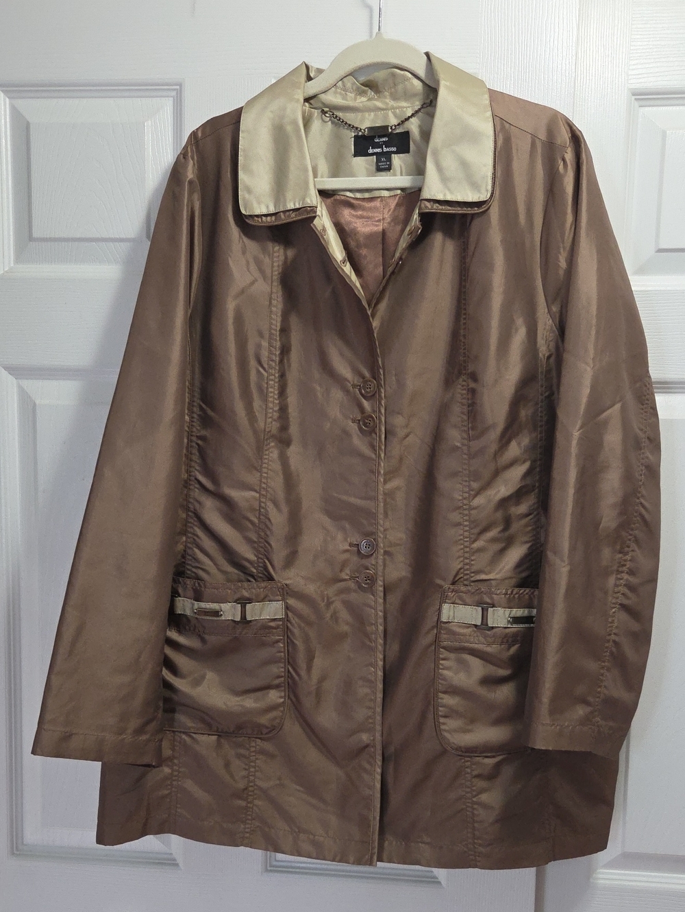 dennis basso Brown Lightweight Rain Coat